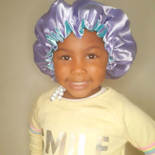 Load image into Gallery viewer, BONNET LILAC PURPLE SET (Kids &amp; adults)
